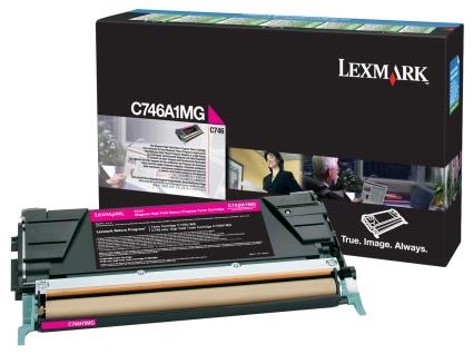 108751 Lexmark  Toner LEXMARK C746A1MG 7K r&#248;d 